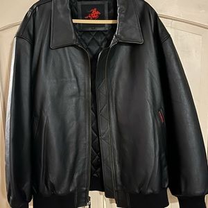 LIKE NEW WINCHESTER BLACK MENS LEATHER COAT